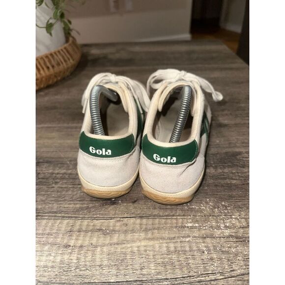 GOLA Badminton Sneaker in Off White & Green Men’s  Size 9